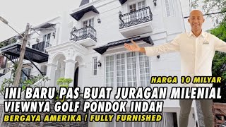 THIS IS JUST RIGHT FOR MILLENNIAL BOSS, THE VIEW OF THE GOLF PONDOK INDAH IS AMERICAN STYLE FULLY...