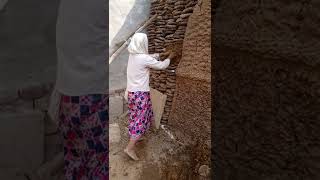 Covered In Buffalo Dung Our Uplelike A Chapati Shape Gobar Lgana