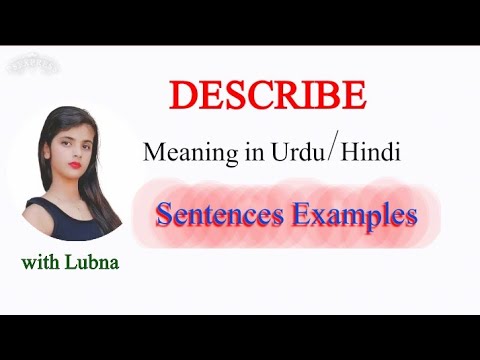 Describe Meaning in