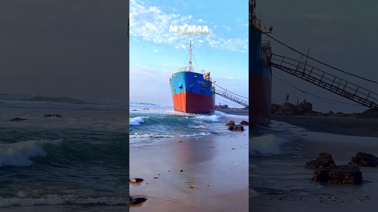MV MAA Ship at Tenneti Beach