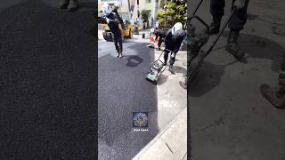 Clean work 🤩🫡🇯🇵 #asphaltpavement #paving #construction