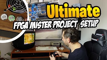 Ultimate Mister FPGA Project Setup - Custom Gaming Desk