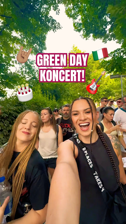 SZÜLINAPI GREEN DAY KONCERT! 🥳🤘🏽#birthday #bestfriend #greenday #concert #italy #firenze