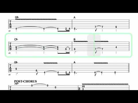 DREAM THEATER ● One Last Time [ Isolated Guitar 1 + TAB ]