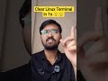 Messy Terminal? Fix It in 1 Second #linux #tutorial