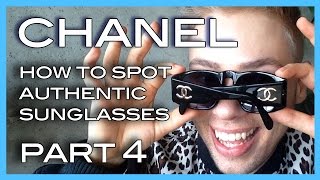 Hard to find authentic Chanel sunglasses CHANEL Wayfarer Logo - 1993 – OddFrames main image 4