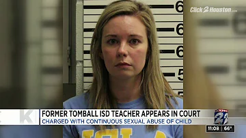 Former Tomball ISD teacher charged with continuous sexual abuse of child