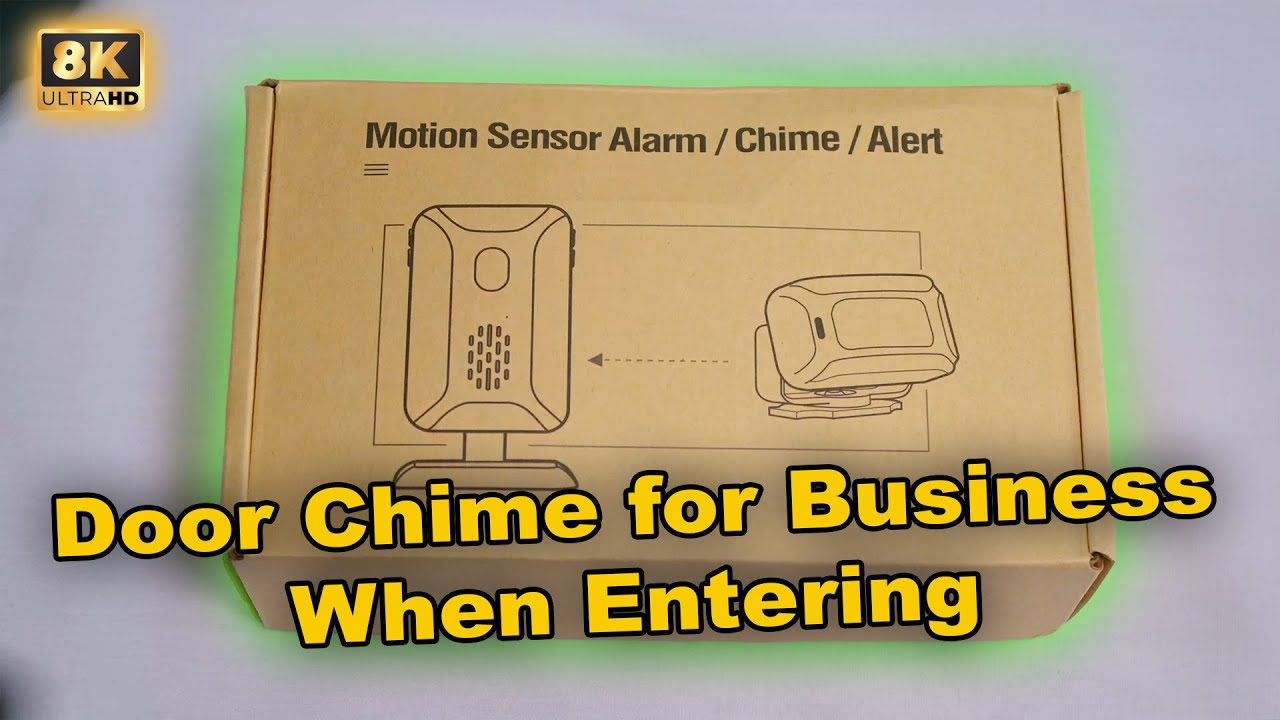 Greencycle Motion Sensor Doorbell Door Chime for Business When