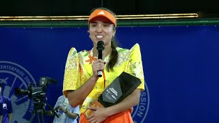 Osorio Shares Her Winning Speech While Wearing Filipiniana 2026 Philippine Womens Open Finals