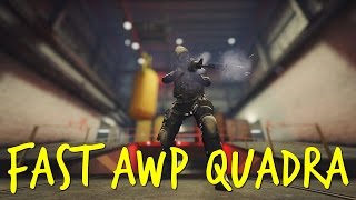 CS:GO - Random Stuff #6 Fast AWP Quadra-Kill w/ Collateral