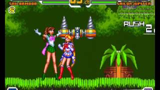 Mugen  Super Sailor Moon Vs Sailor Jupiter