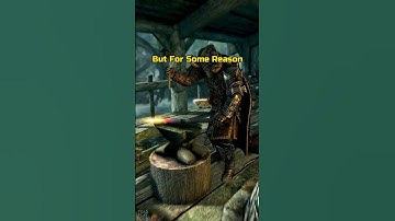 When the Devs Messed up in Skyrim #gaming #skyrim #rpg #shorts