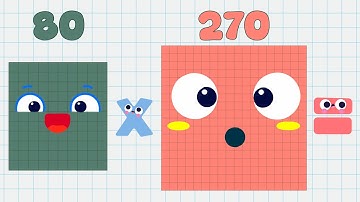 Numberblocks | Multiply 2 Big Numbers Part 13 | Multiply Two Giant Numbers | Math Skill Big Numbers