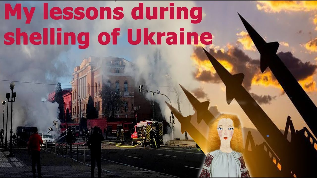 Study under heavy missle strikes  today | Ukraine | Kyiv vlog