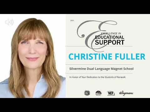 Christine Fuller, Silvermine Dual Language Magnet School - 2025 Excellence in Education Honoree