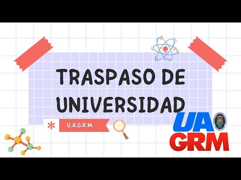 TRASPASO DE UNIVERSIDAD | Trámite de TRASPASO a la UAGRM (Universidad)