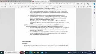 Financial Reporting and Analysis April 2024 Questions and Answers