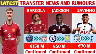 🚨 LATEST CONFIRMED TRANSFERS & RUMOURS!🚨🔥LEWIS HALL TO MAN UNITED,BARCOLA TO LIVERPOOL