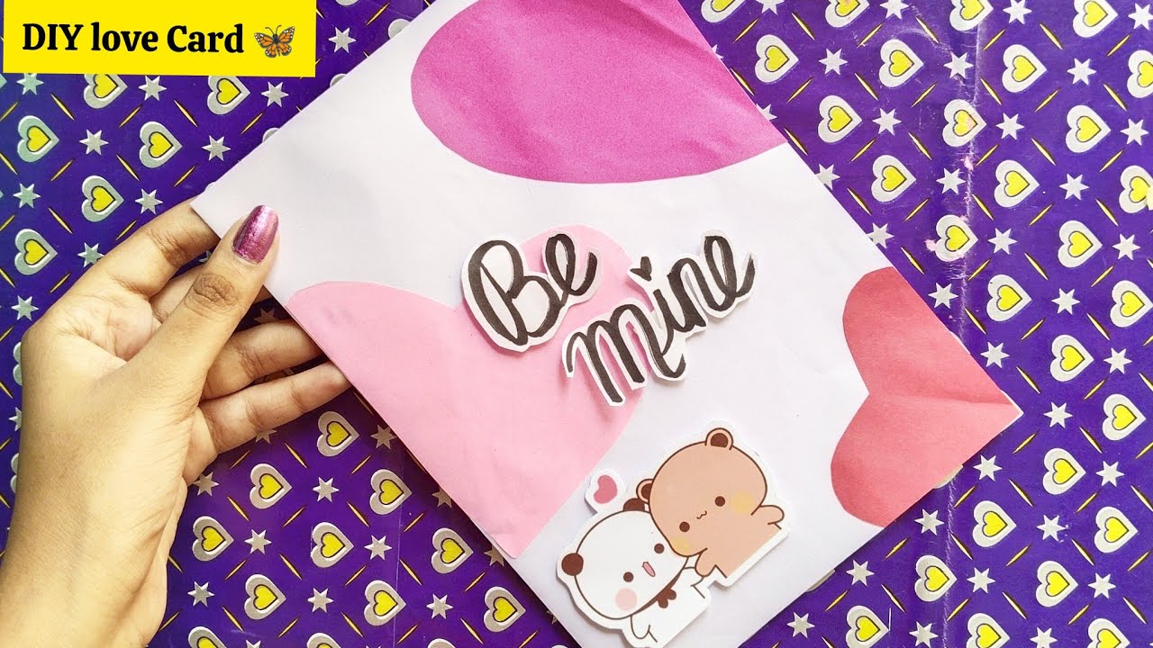 DIY Love Card Idea | Handmade Card for Your Loved Ones | Easy Greeting ...