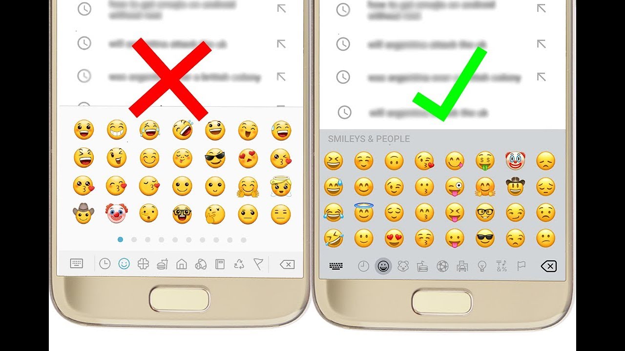 emojis android ios phone