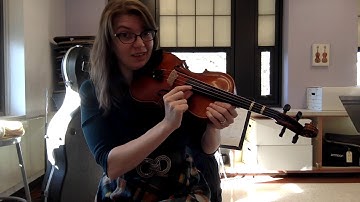 Violin Pizzicato & Open Strings