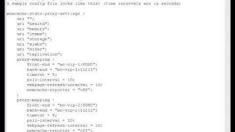 Statsproxy screencast