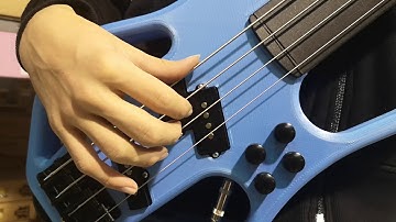 FILOALFA 3d printed bass guitar playing
