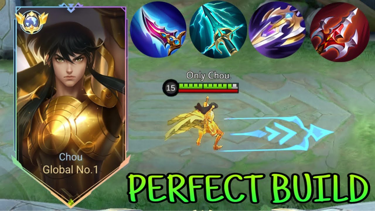 REASON WHY YOU SHOULD TRY THIS PERFECT BUILD FOR CHOU | Mlbb Chou One ...