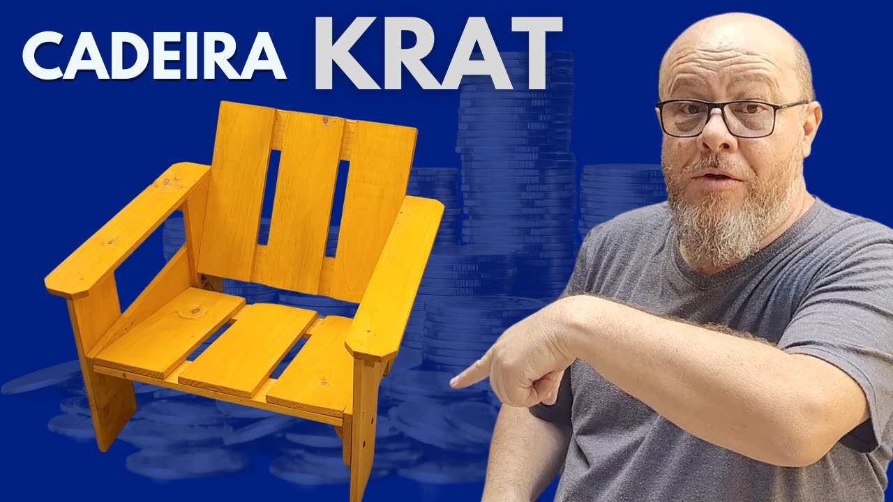 💰Como fazer Cadeira Krat? Sensação em 2024🏆Decoração de Interiores💰