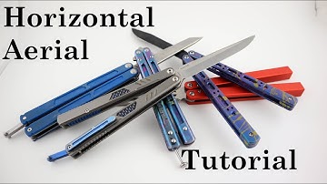 Horizontal Aerial Balisong Trick Tutorial. Zen Rollover Aerial Butterfly Knife Trick Tutorial.