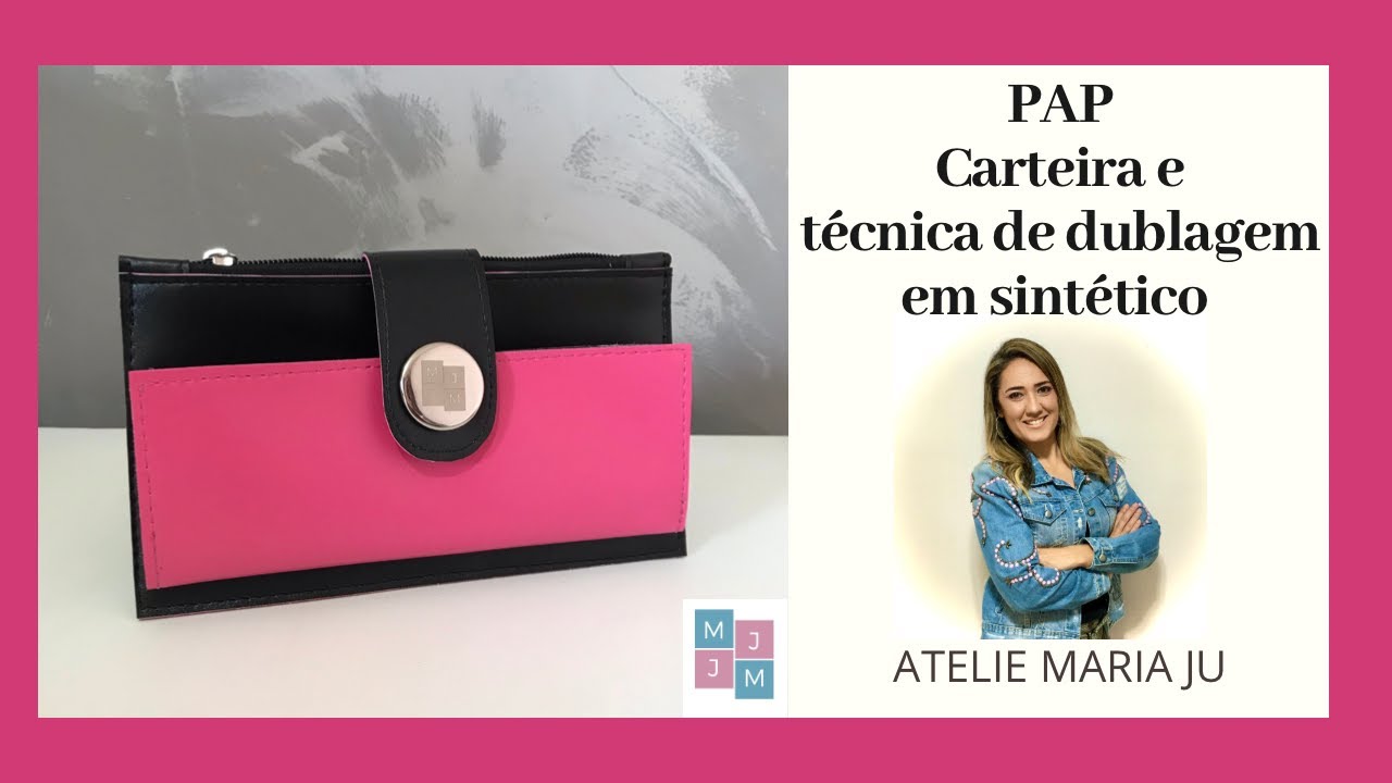 Aula Carteira Dublada - Toda no Corte a fio! Fácil de fazer!
