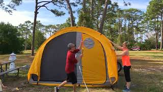 T@B Teardrop Tab Trailer SIDE TENT Set Up Time Lapse