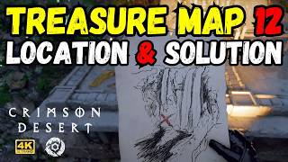 Hidden Treasure Map Piece 12 Location & Solution in Crimson Desert πΊοΈπ§ 4K 60FPS #crimsondesert