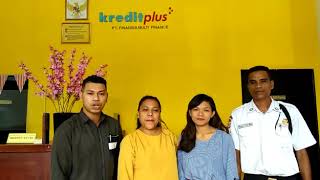 Pimpinan dan staf Kredit plus dukung Polres Ambon Wujudkan Pemilu yang aman, damai, dan sejuk
