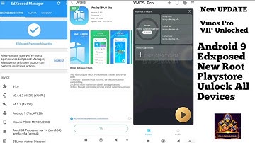 Vmos Pro NEW ROM UPDATE VIP - GPLAY-EDXPOSED-ROOTED UNLOKED ALL DEVICE