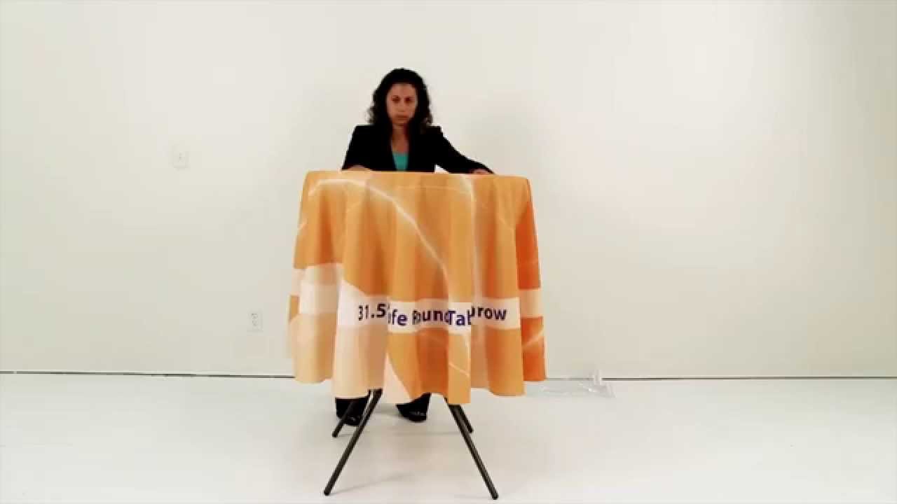 Custom Printed Round Banquet Table Covers YouTube