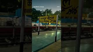 Subedarganj udhampur superfast express Departure Kanpur centre railway station