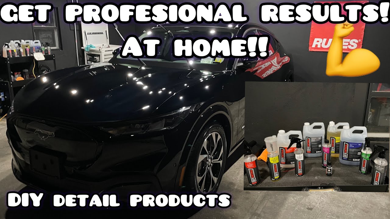 How To Detail like a pro at home - DIY Detail Products Review Demo 