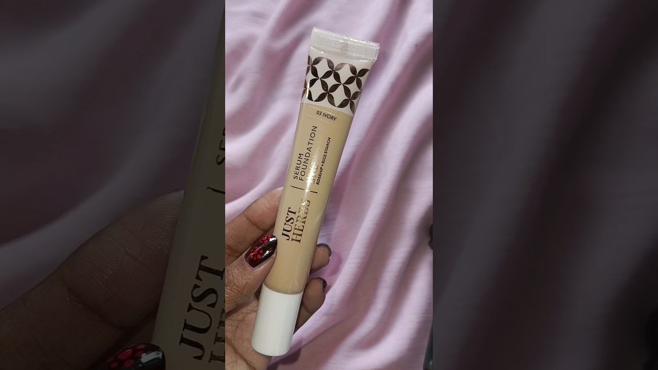 Just Herbs Full Coverage Serum Foundation Under 200 Review 