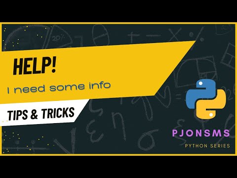 [Python] Learn fast by using HELP (Tagalog)