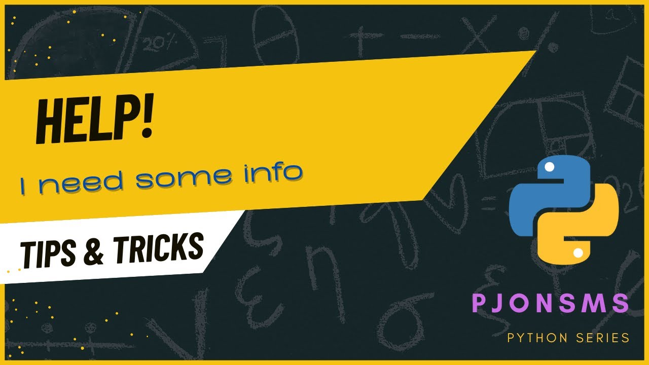 [Python] Learn fast by using HELP (Tagalog)