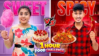 1hr Sweet🎂VS Spicy🌶️ food eating Challenge 🤜🏻🤛🏻  screenshot 4