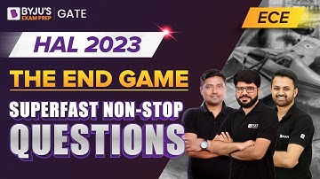 HAL 2023 | Electronics and Communication | Superfast Non-stop Questions | BYJU