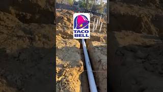Plumbing: Taco Bell New Construction #construction #plumbing