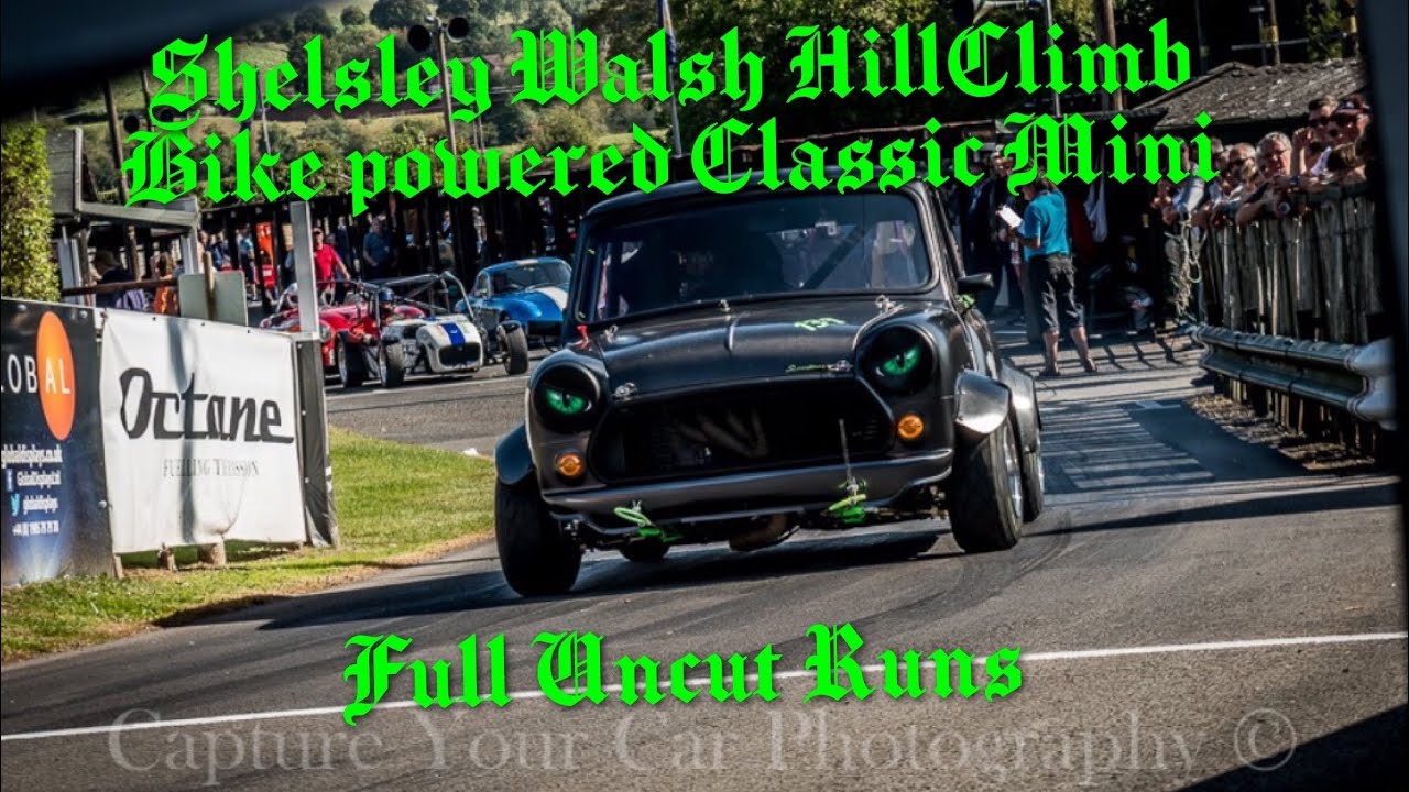 PURE SOUND UnCut Runs.  Bike Powered Mini @ Shelsley Walsh