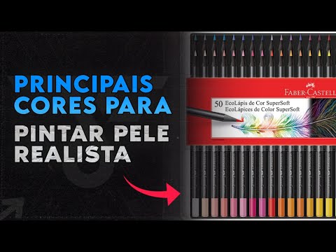 Principais Cores para Pintar Pele Realista - Super Soft Faber-Castell