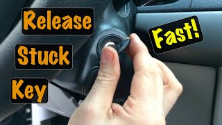 Easy Release & Remove Stuck Ignition Key w/ Dead or Weak Battery (All GM Chevy Cobalt & Pontiac G5)
