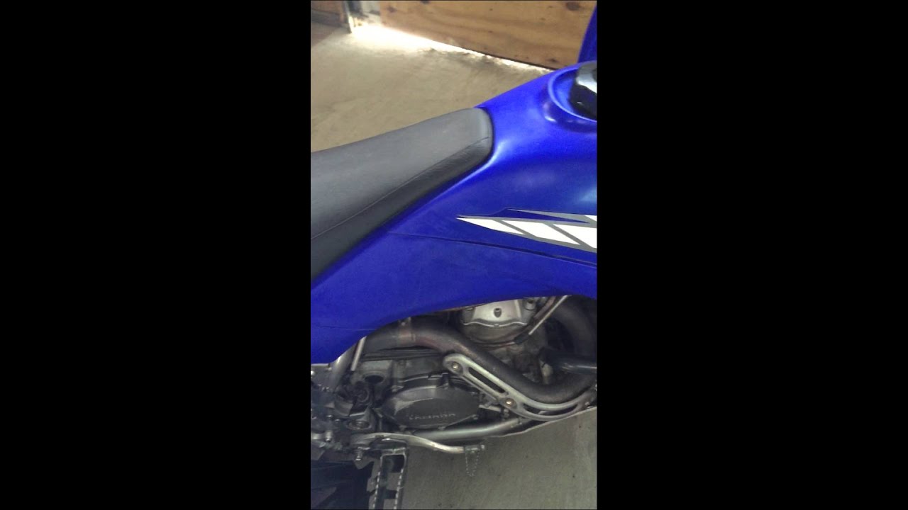 2005 yamaha YFZ 450 idle/backfire problem. YouTube