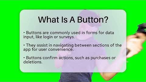What Is A Button? - Be App Savvy