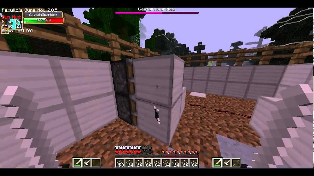 Custom NPC Mod- CaptainSparklez Boss Battle